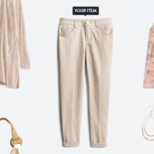 Democracy Size 10 "Ab"solution Tan Pants - Karessa Ab Solution Skinny